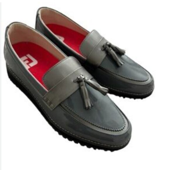 FootJoy Shoes - FootJoy women's 6 charcoal grey slip on golf shoes